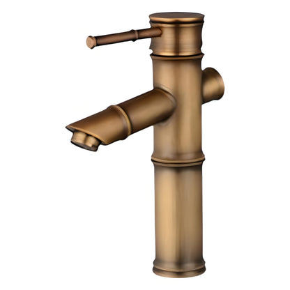 Tasu - Brass Bamboo Basin Tap