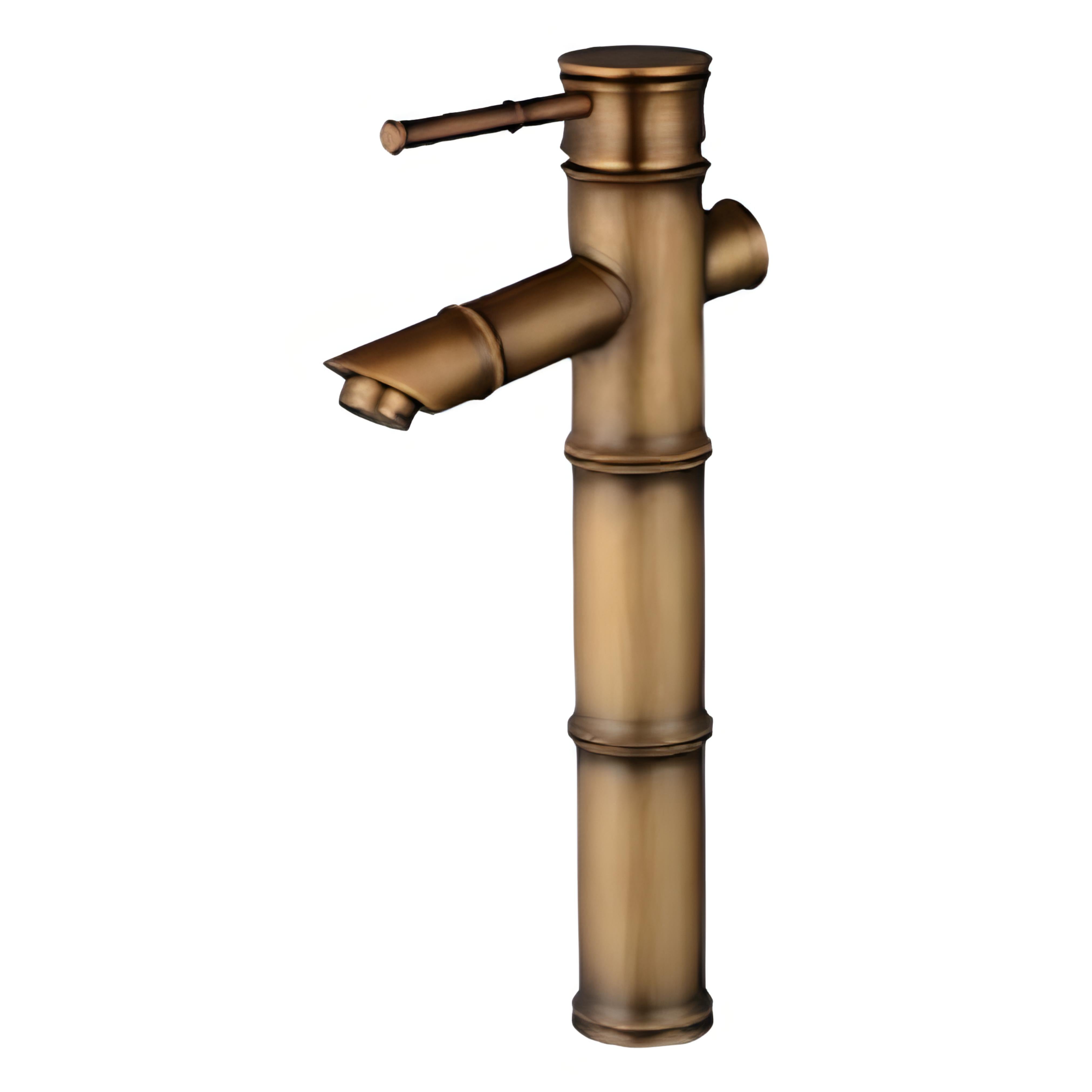 Tasu - Brass Bamboo Basin Tap