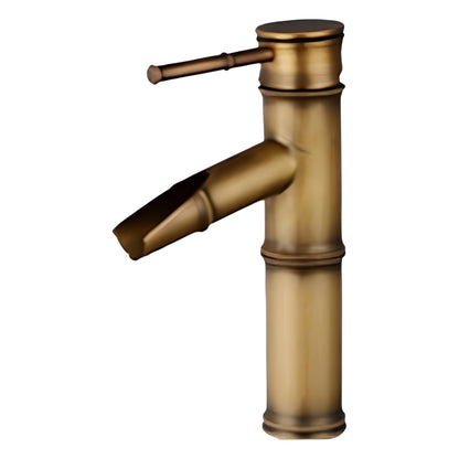 Tasu - Brass Bamboo Basin Tap