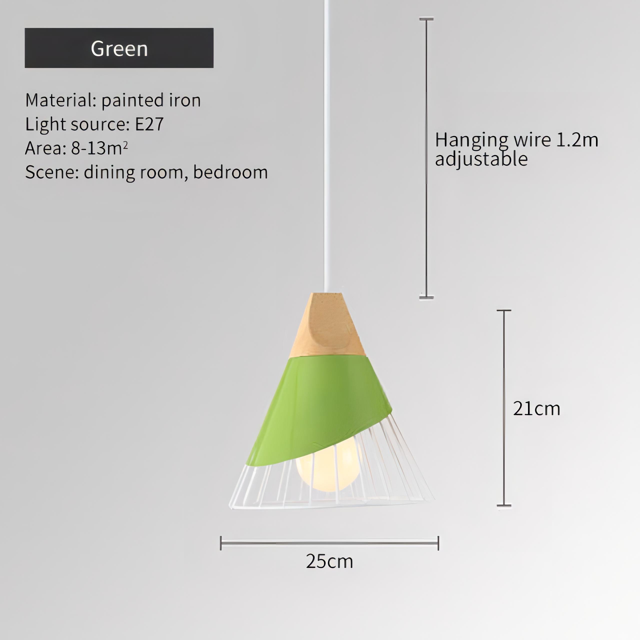 Fayre - Nordic Hanging Wood Hanging Pendant Ceiling Light