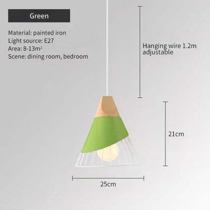 Fayre - Nordic Hanging Wood Hanging Pendant Ceiling Light