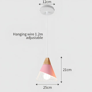 Fayre - Nordic Hanging Wood Hanging Pendant Ceiling Light