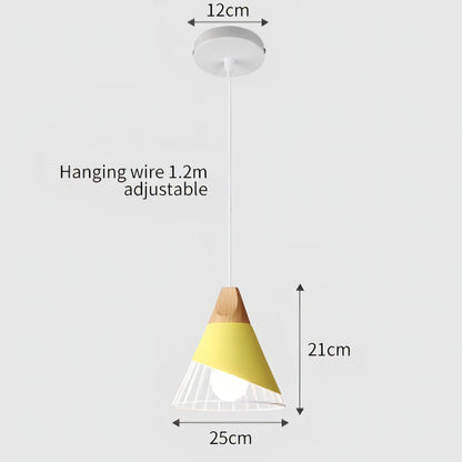 Fayre - Nordic Hanging Wood Hanging Pendant Ceiling Light