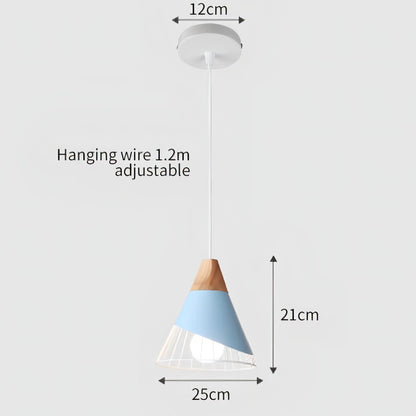 Fayre - Nordic Hanging Wood Hanging Pendant Ceiling Light