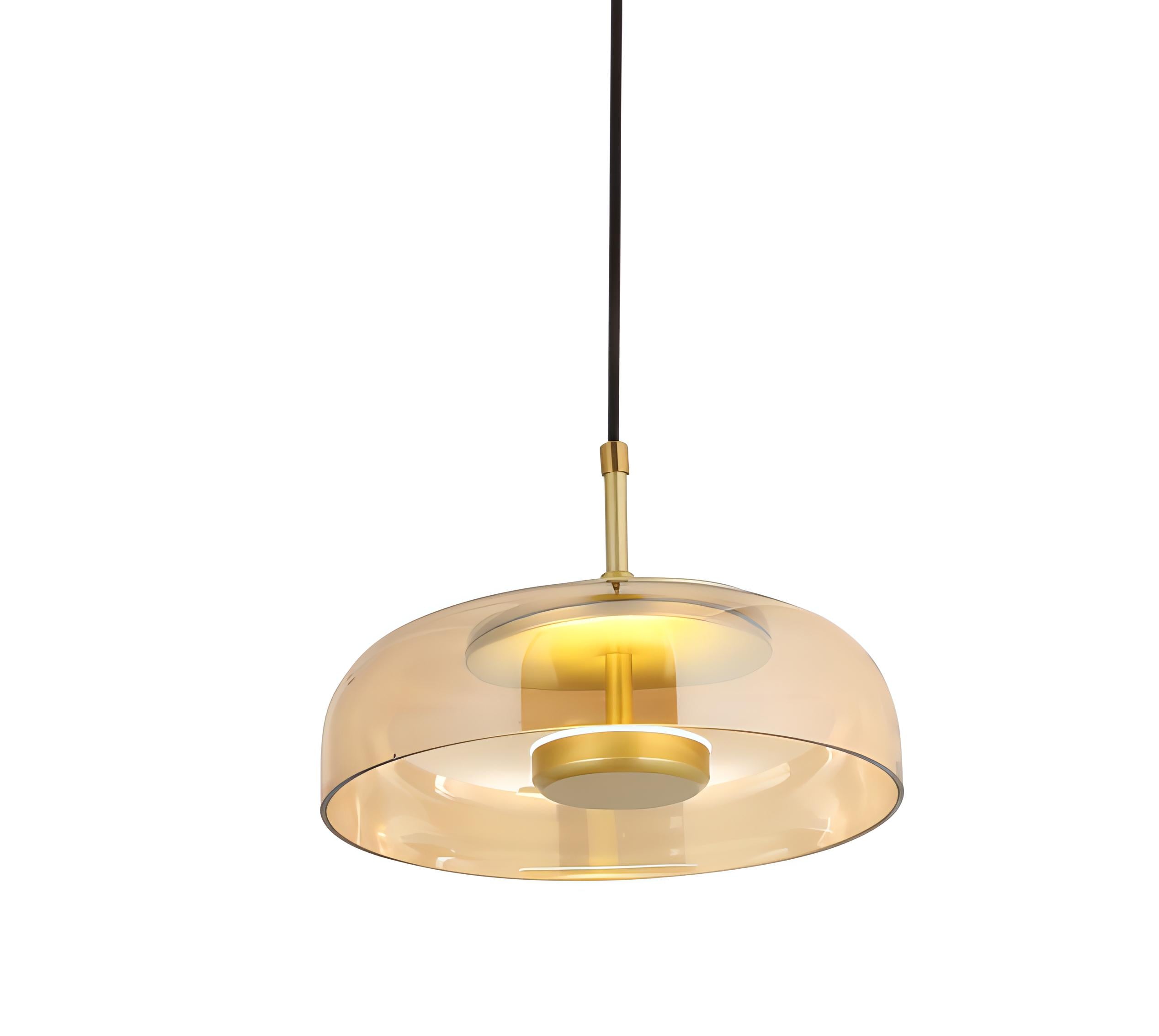 Kiara - Modern Glass Bowl Hanging Light