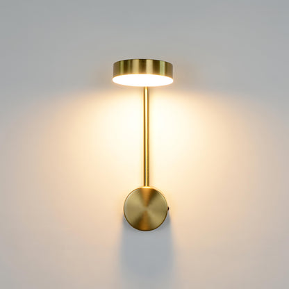 Soleil - Gold Round Adjustable Wall Light