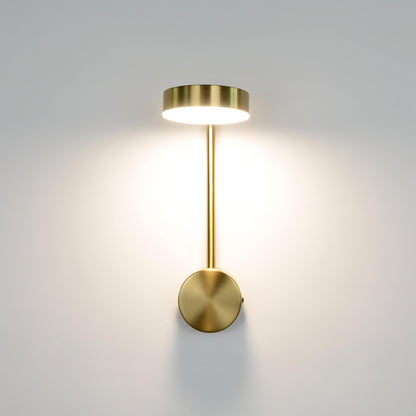 Soleil - Gold Round Adjustable Wall Light