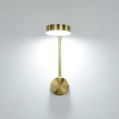 Soleil - Gold Round Adjustable Wall Light