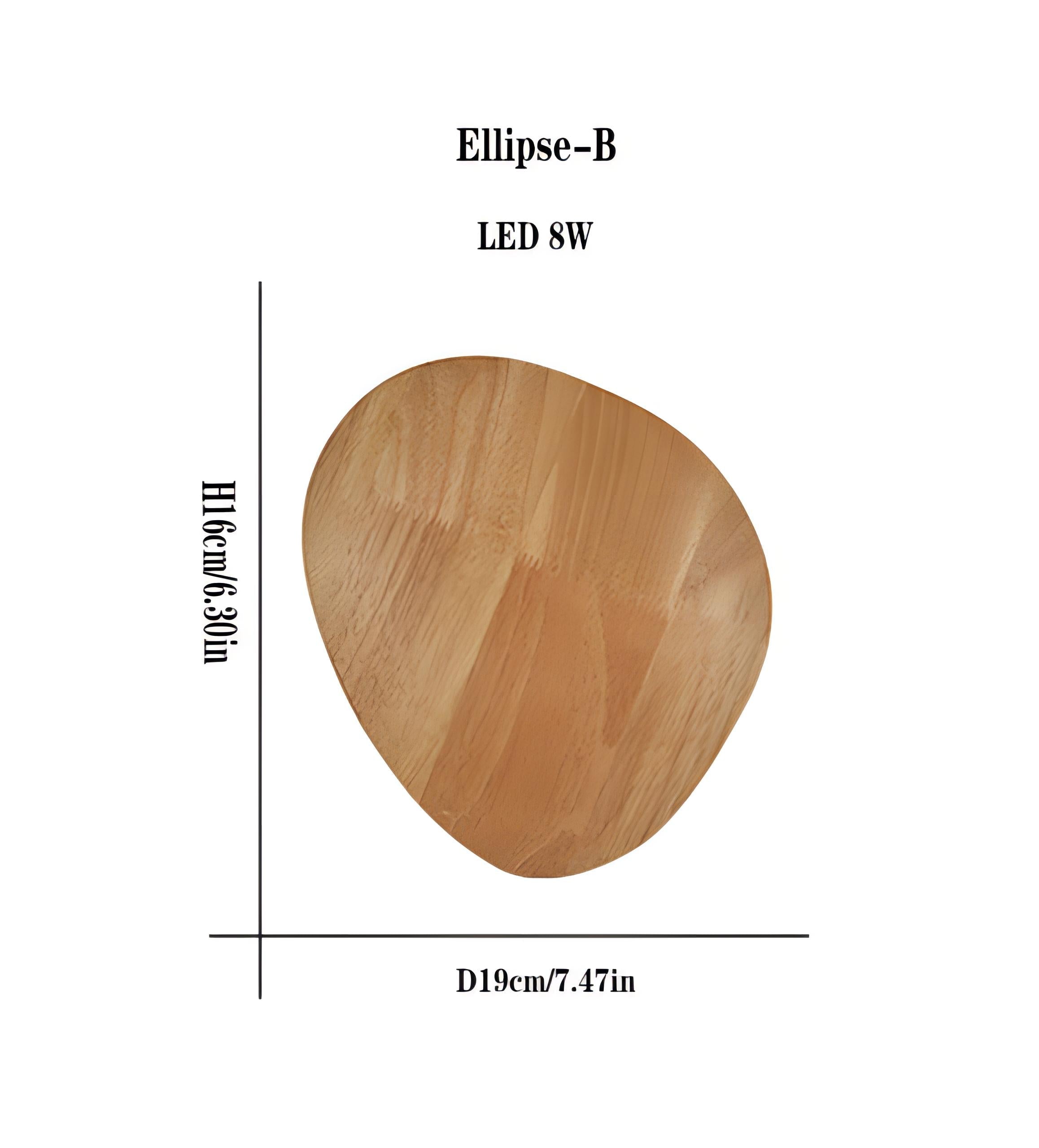 Willow - Nordic Sconce Round Wooden Wall Light