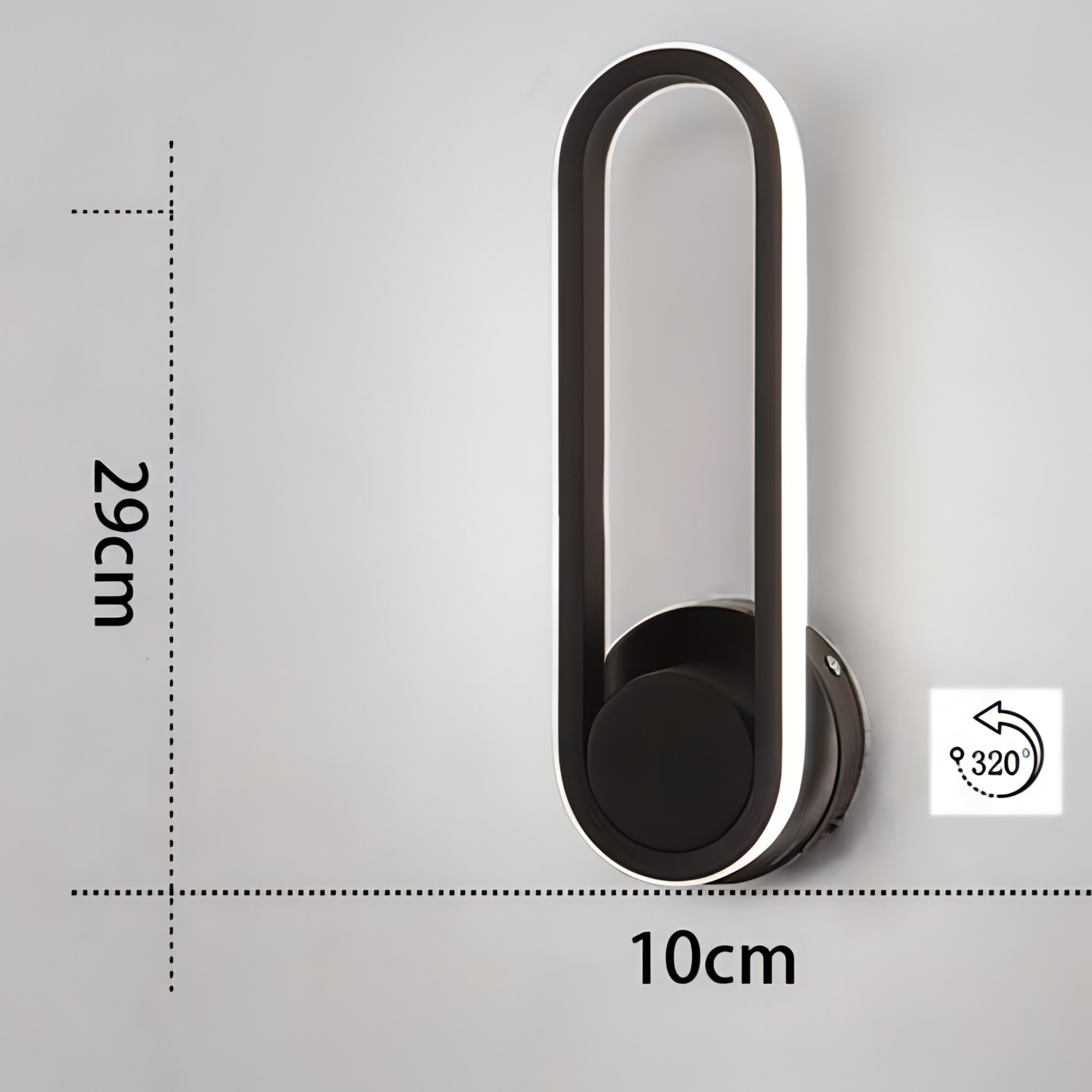 Neo - Gleam Modern Rounded Wall Light