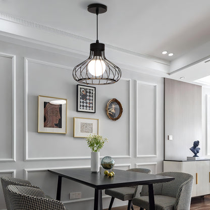 Kallie - Retro Cage Hanging Lamp