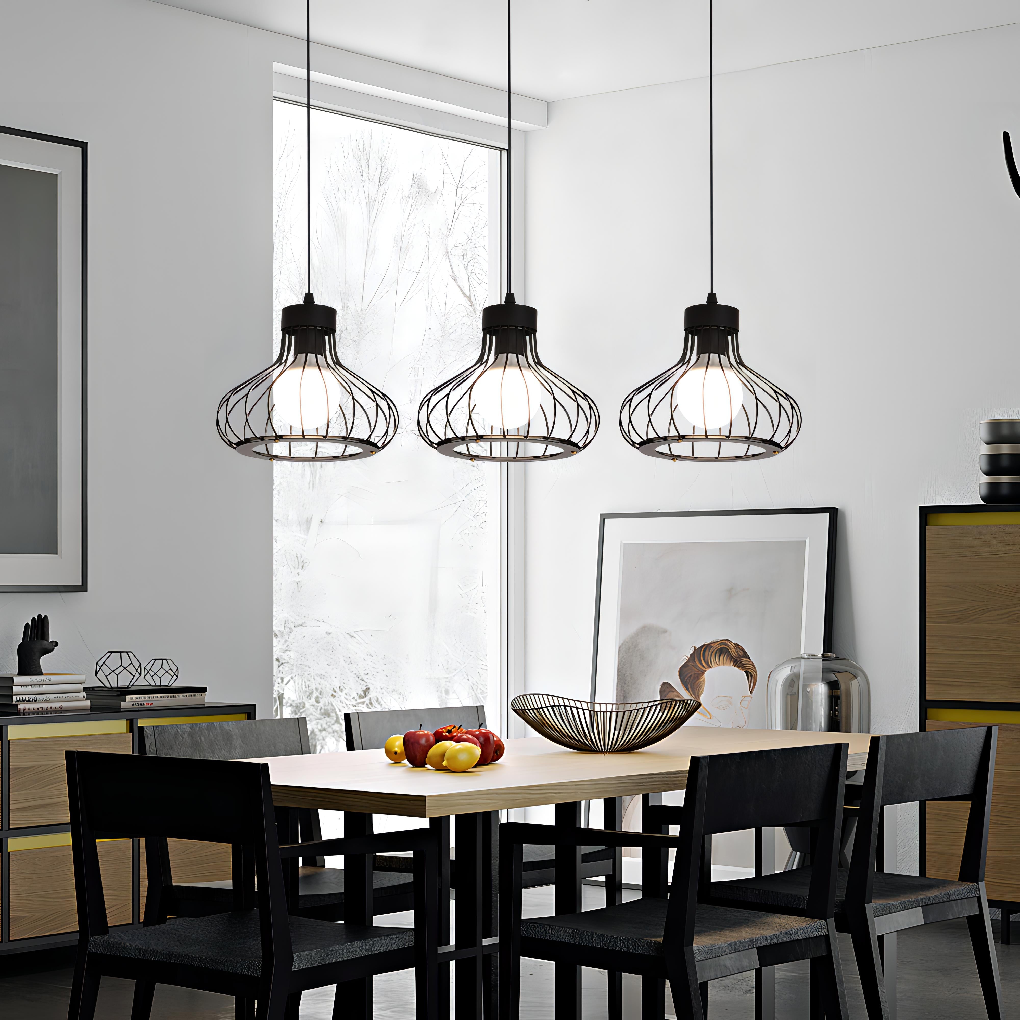 Kallie - Retro Cage Hanging Lamp