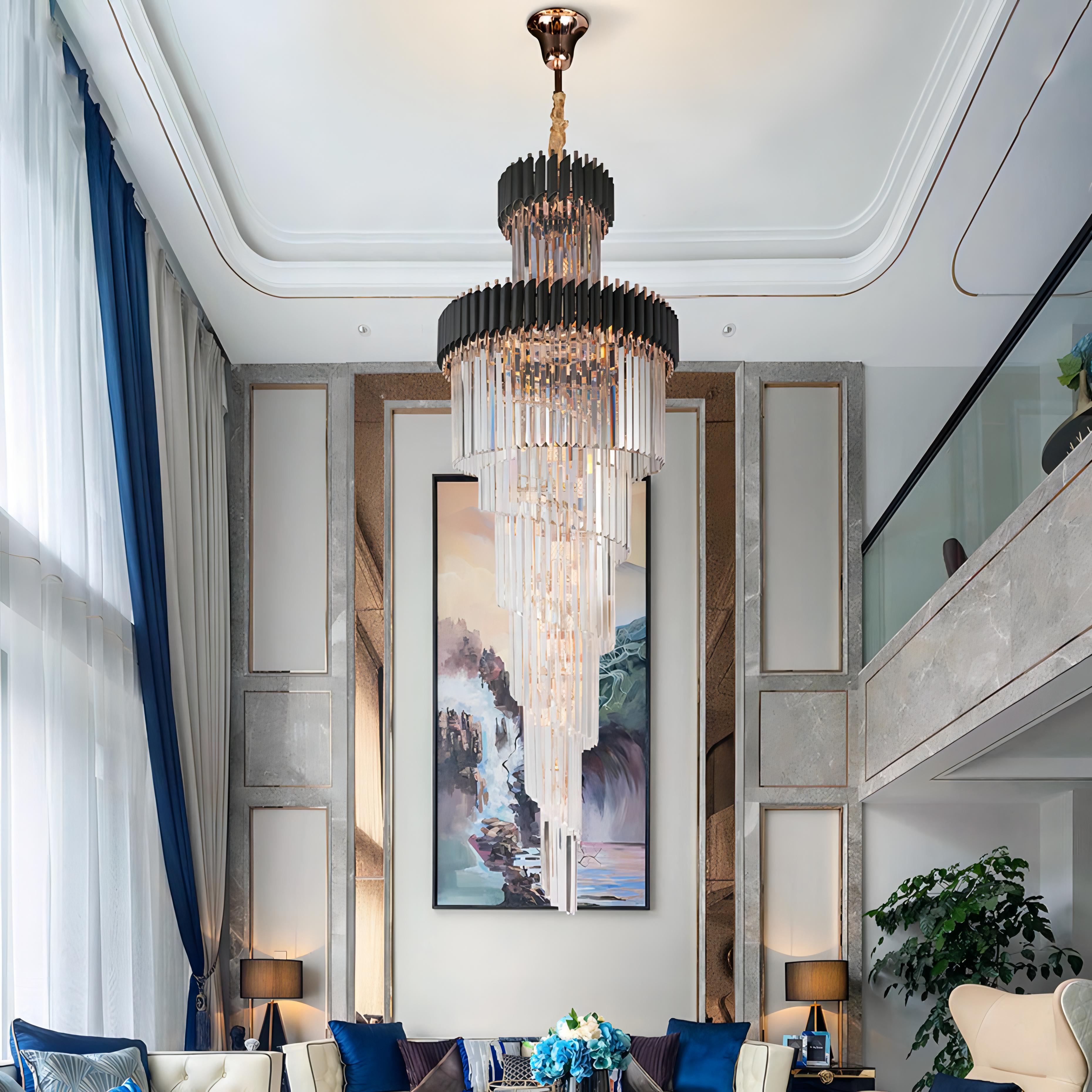 Arbor - Modern Hanging Crystal Chandelier