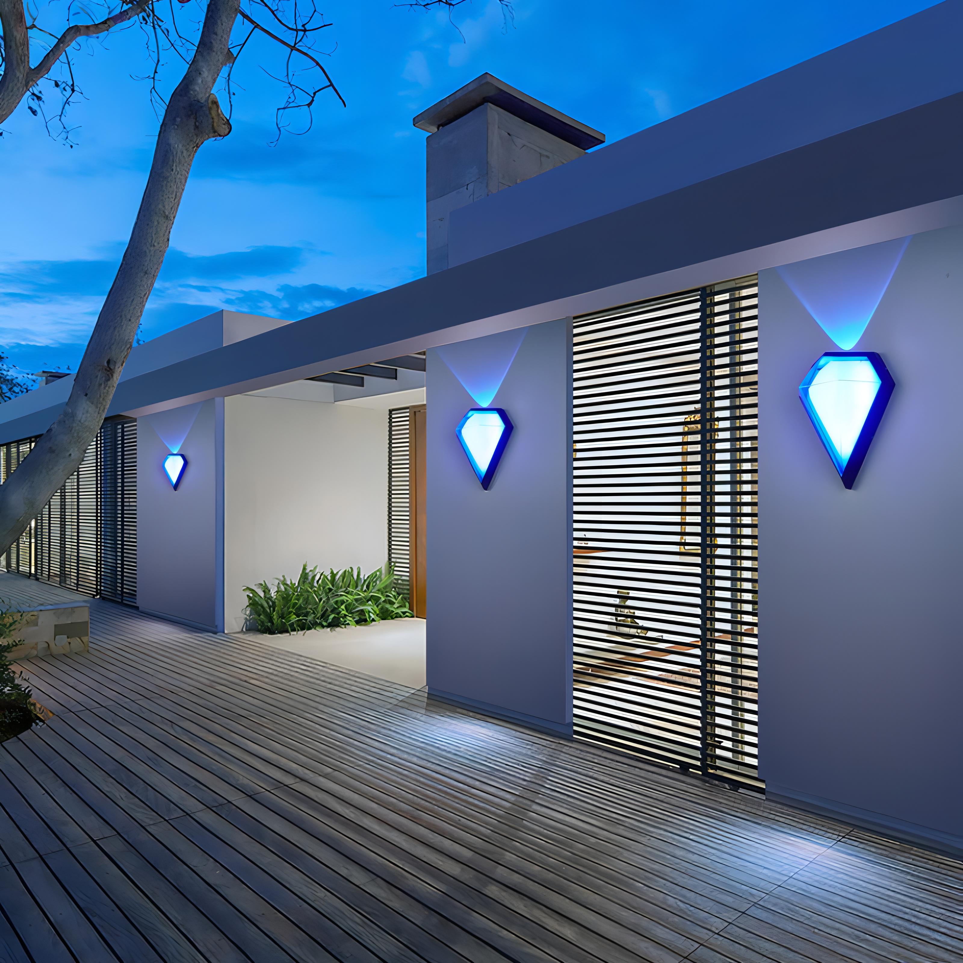 Laado - Diamond Outdoor Waterproof Wall Light
