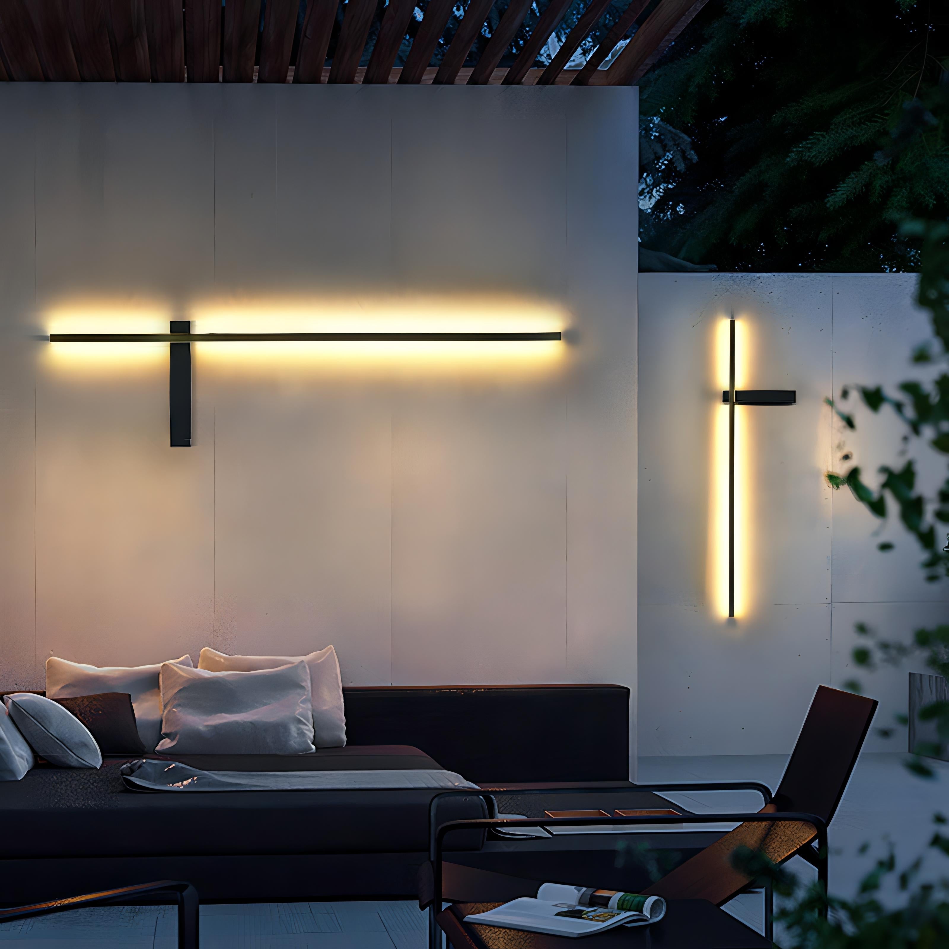 Kimana - Modern Outdoor Wall Light Bar Waterproof IP54