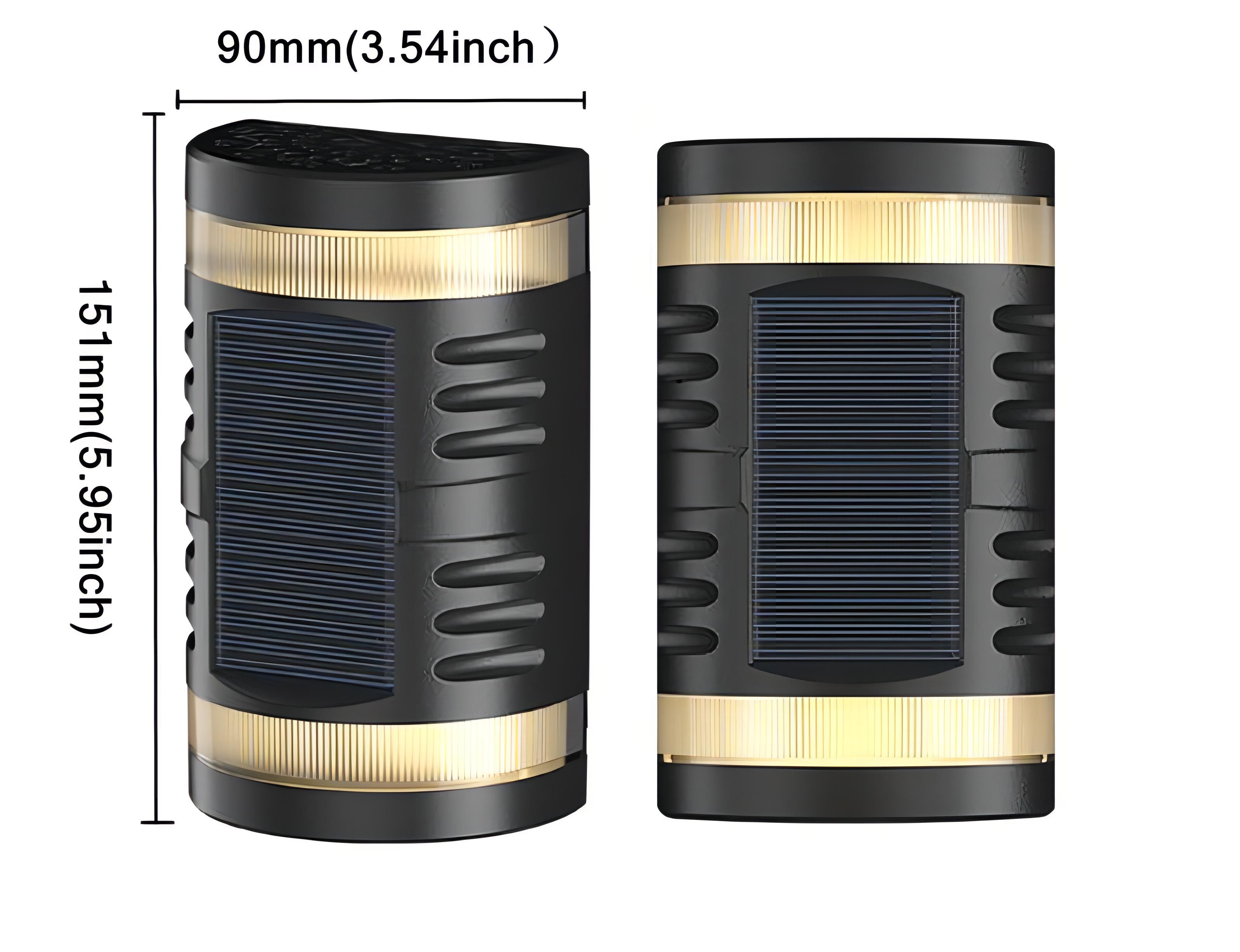 Yara - Solar Garden Wall Light