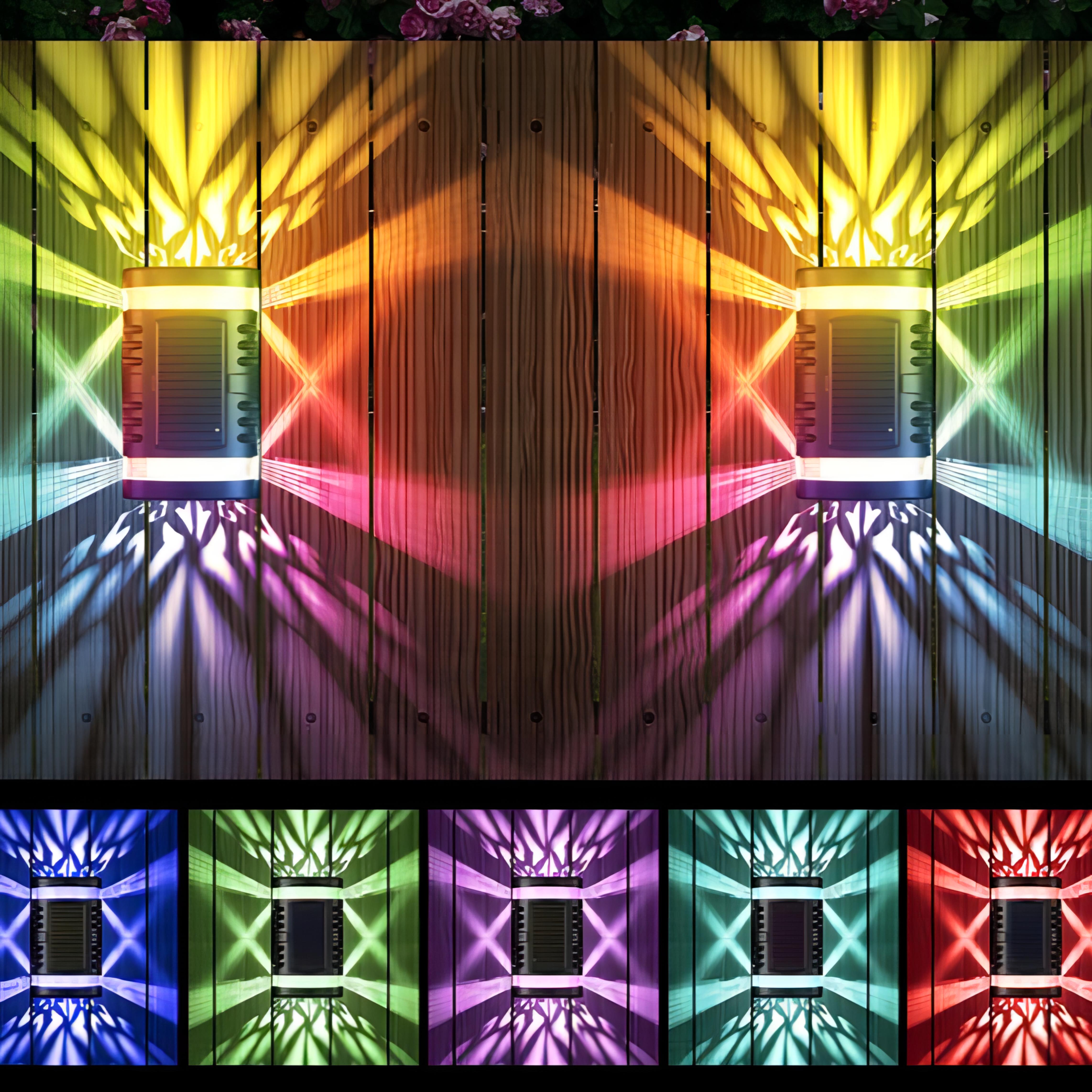 Yara - Solar Garden Wall Light