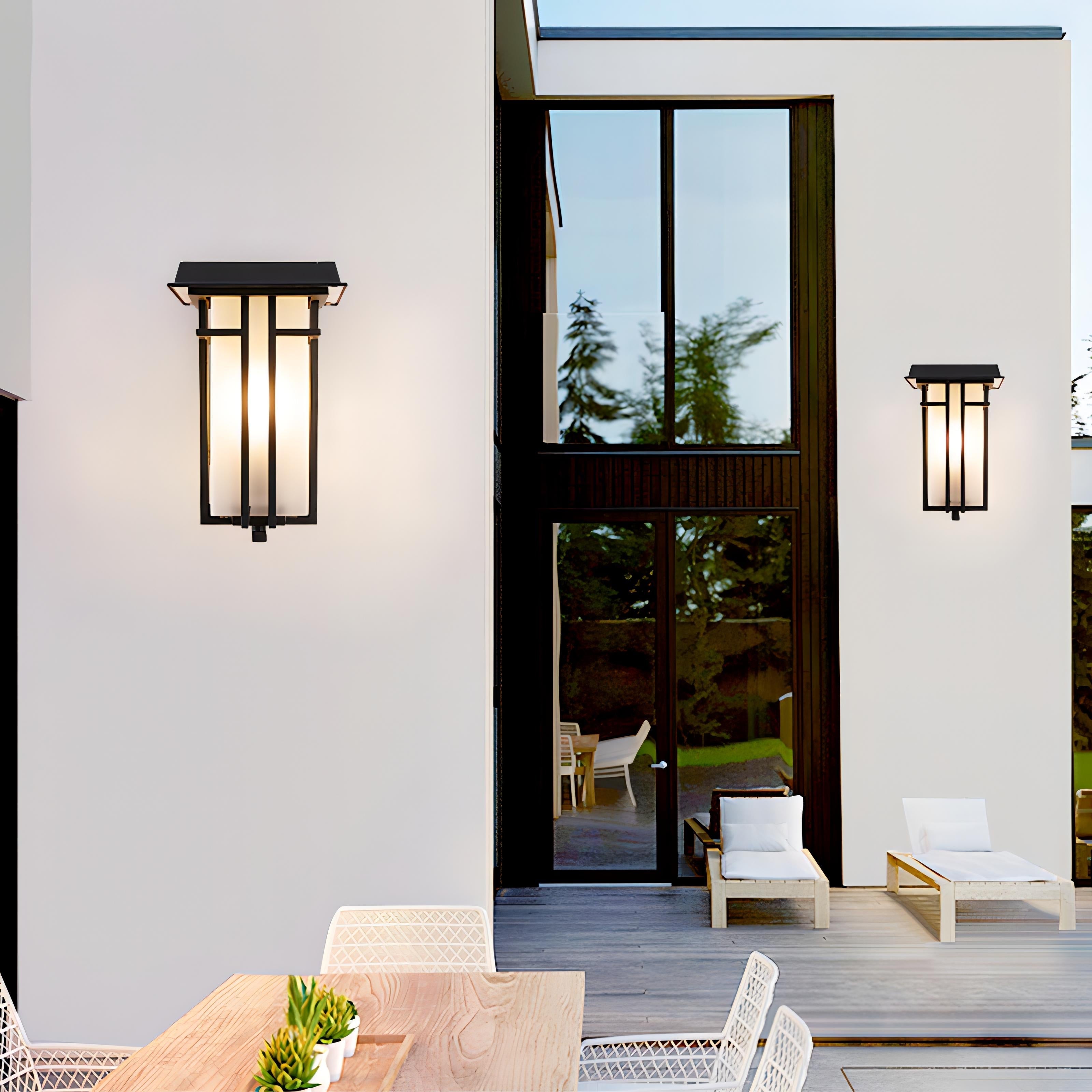 Adolfa - Modern Retro Solar Wall Light