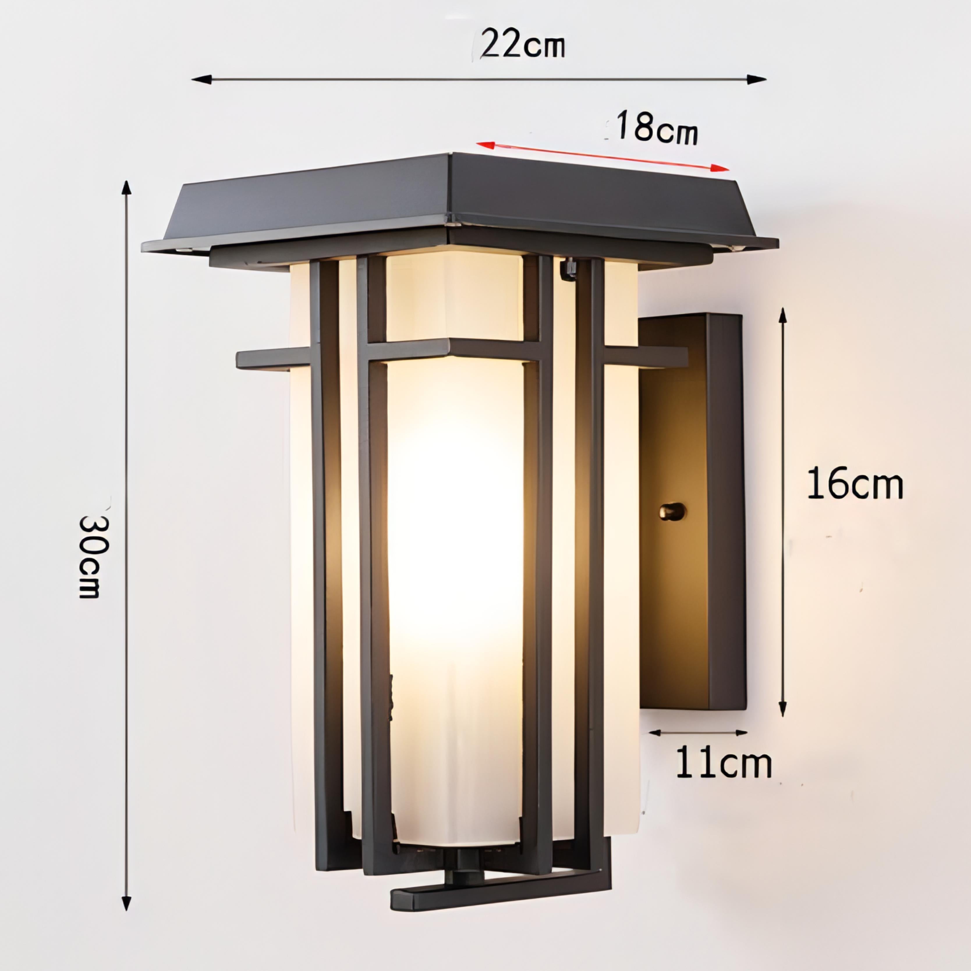 Adolfa - Modern Retro Solar Wall Light