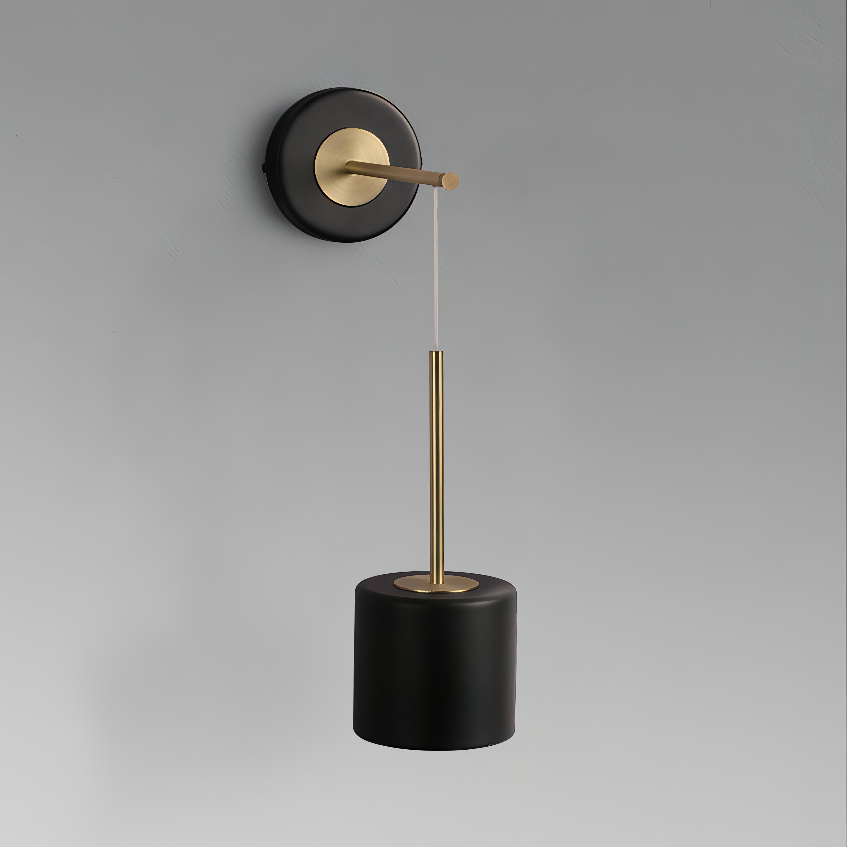 Aisilan - Acrylic Hanging Round Gold Modern Wall Light