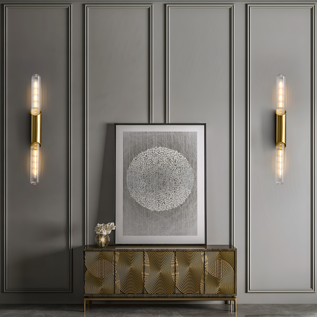 Saver - Modern Gold Tube Wall Light