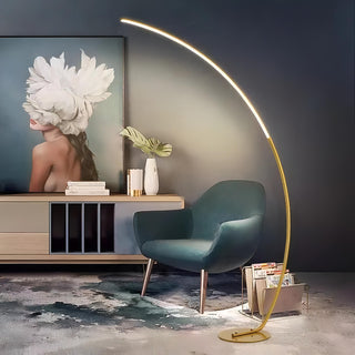 Ridley - Curved Floor Lamp Remote Controlled