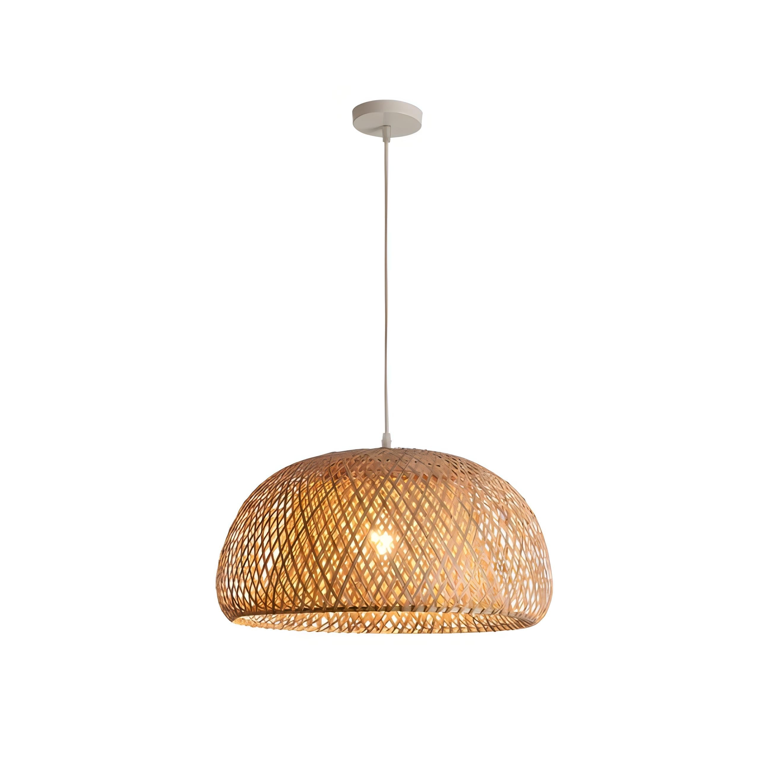 STATUO - HAND WOVEN BAMBOO HANGING LIGHT