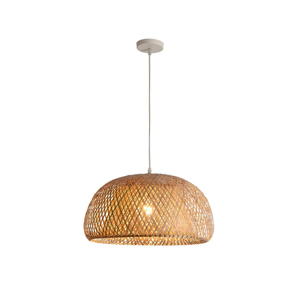 STATUO - HAND WOVEN BAMBOO HANGING LIGHT