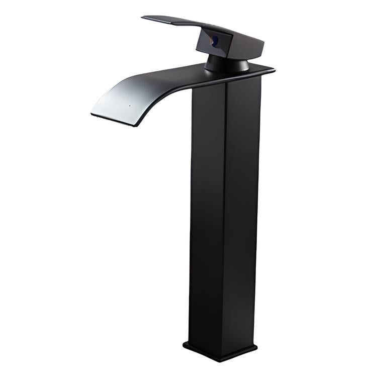 Single Lever Waterfall LED Colour Changing Basin Tap