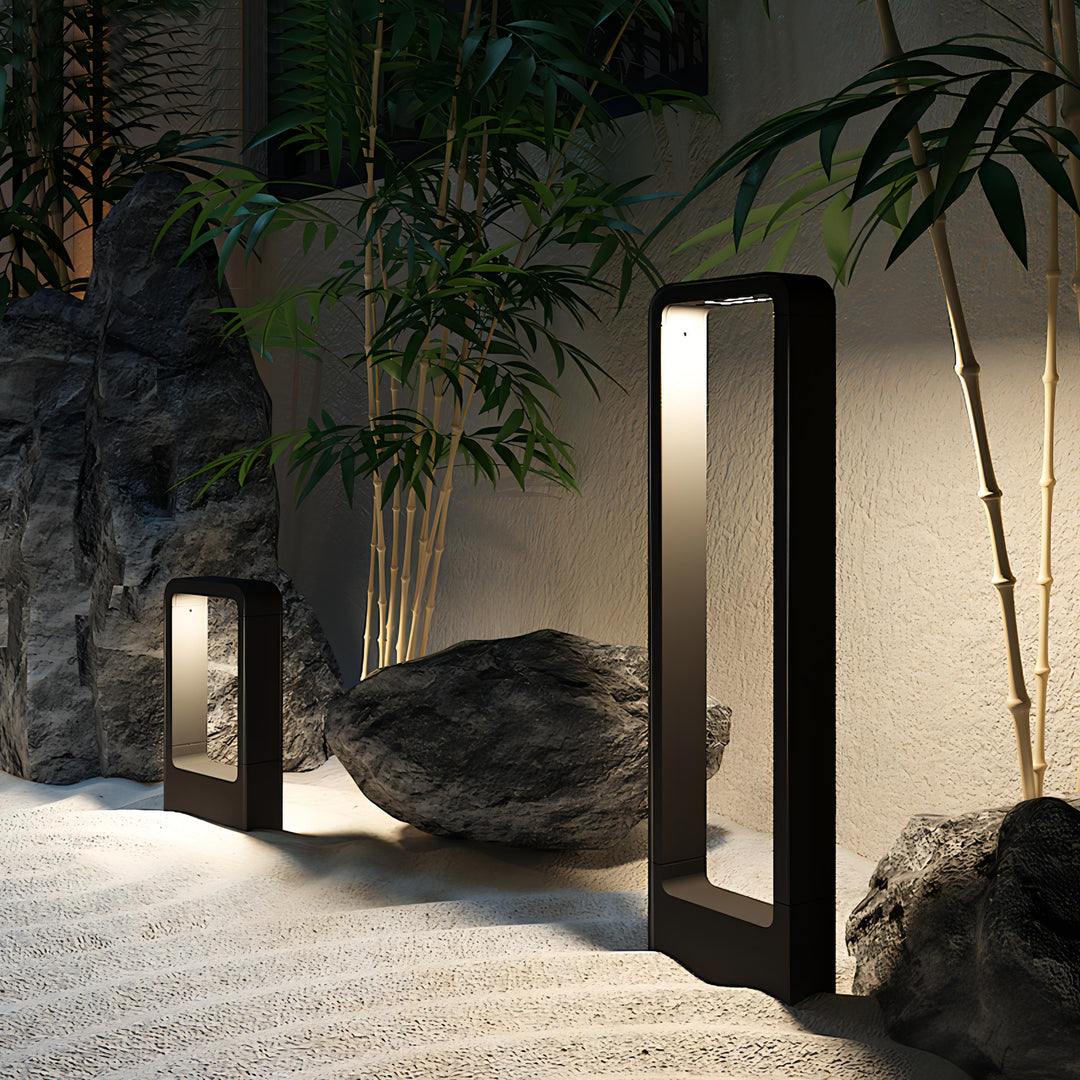 Paavai - Outdoor Rectangle Standing Lamp IP54 Waterproof