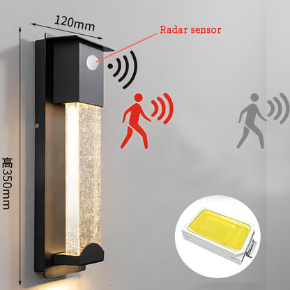 Dewey - Waterproof Modern Sparkle Outdoor Wall Light