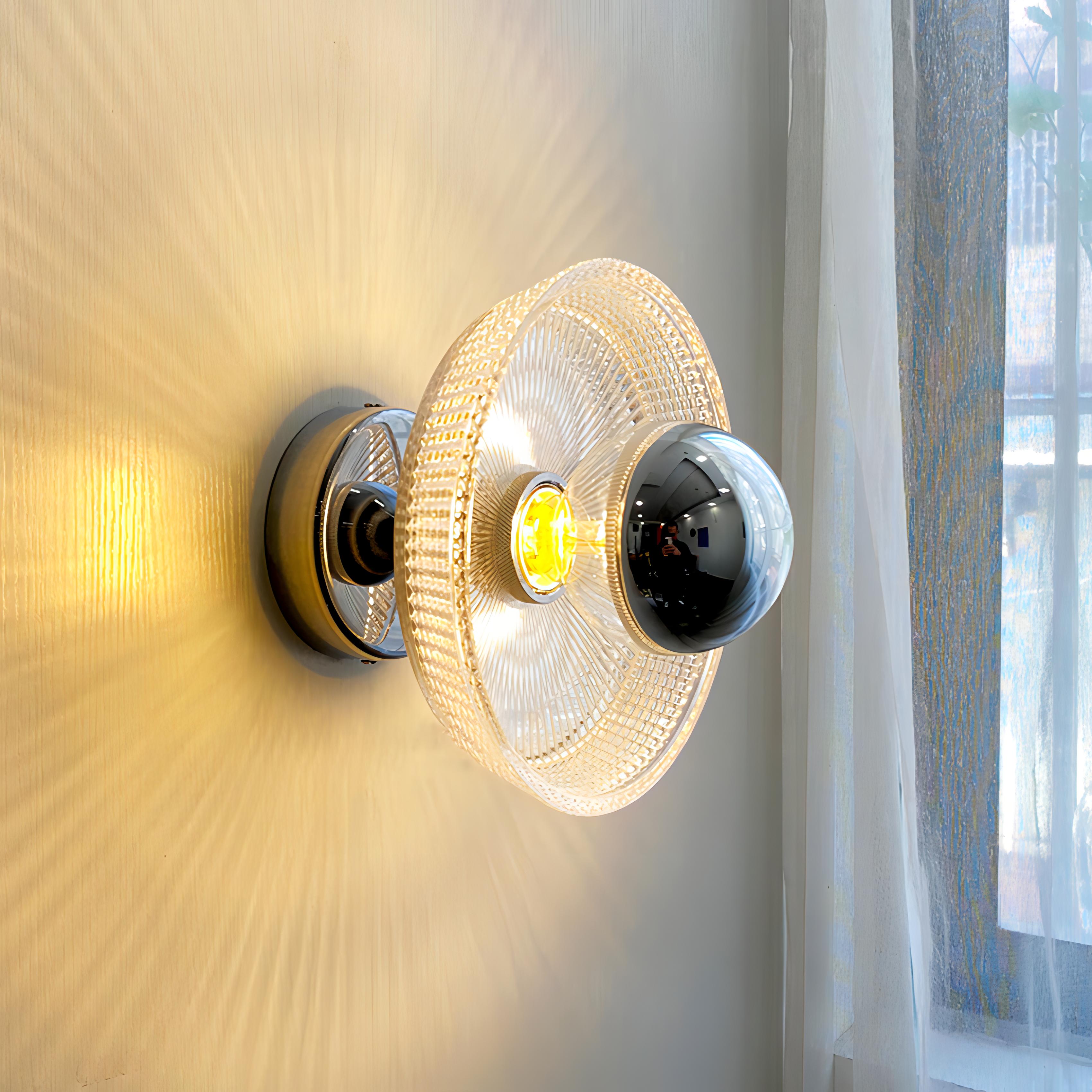 Sailor - Glass Retro Dish Wall Lamp