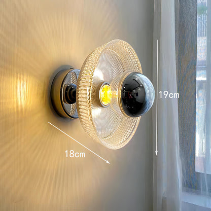 Sailor - Glass Retro Dish Wall Lamp