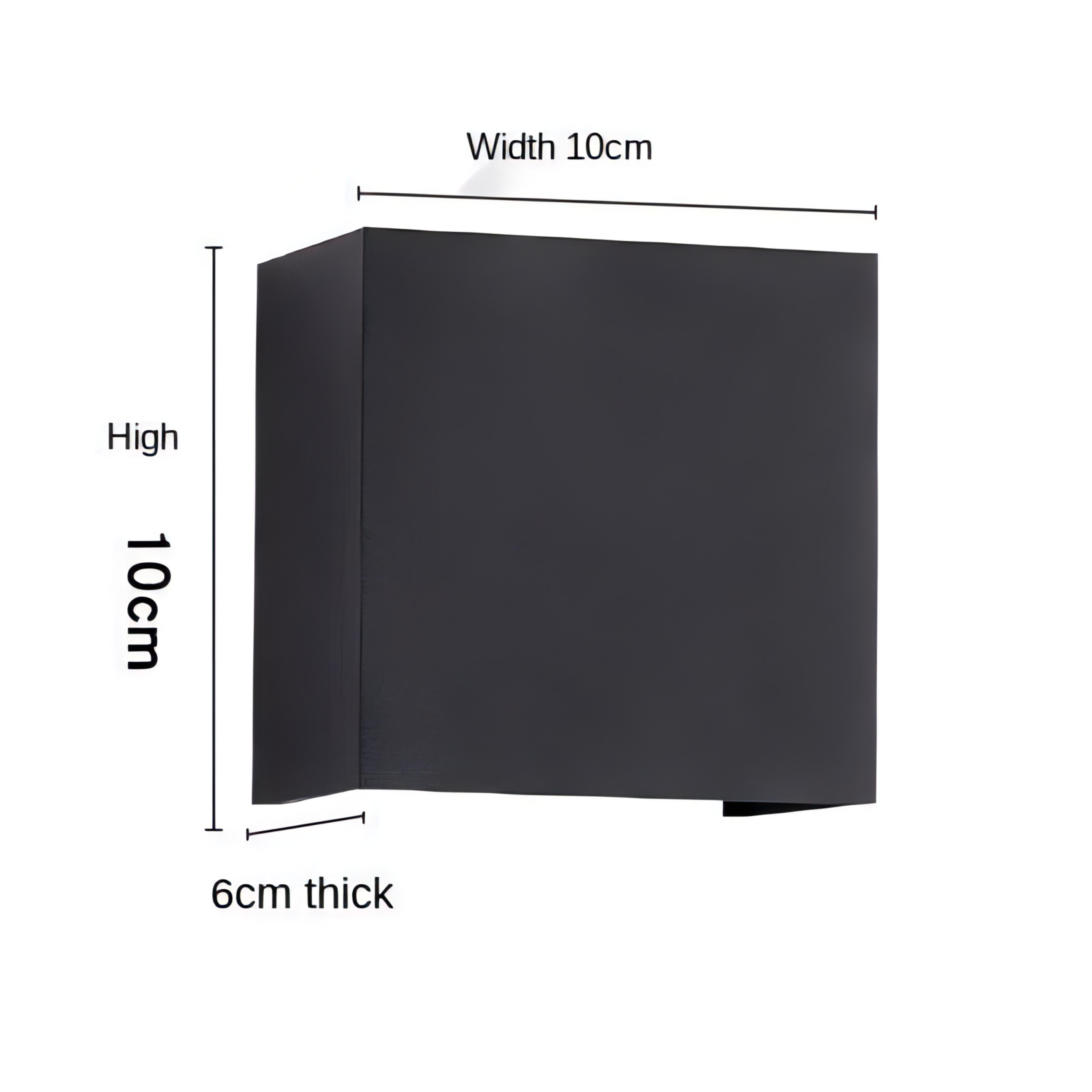Lila - Waterproof Exterior Square Wall Light