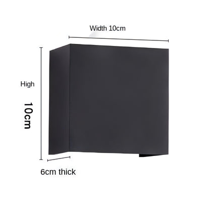 Lila - Waterproof Exterior Square Wall Light