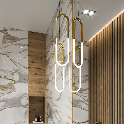Hera - Thin Line Gold Modern Ceiling Light