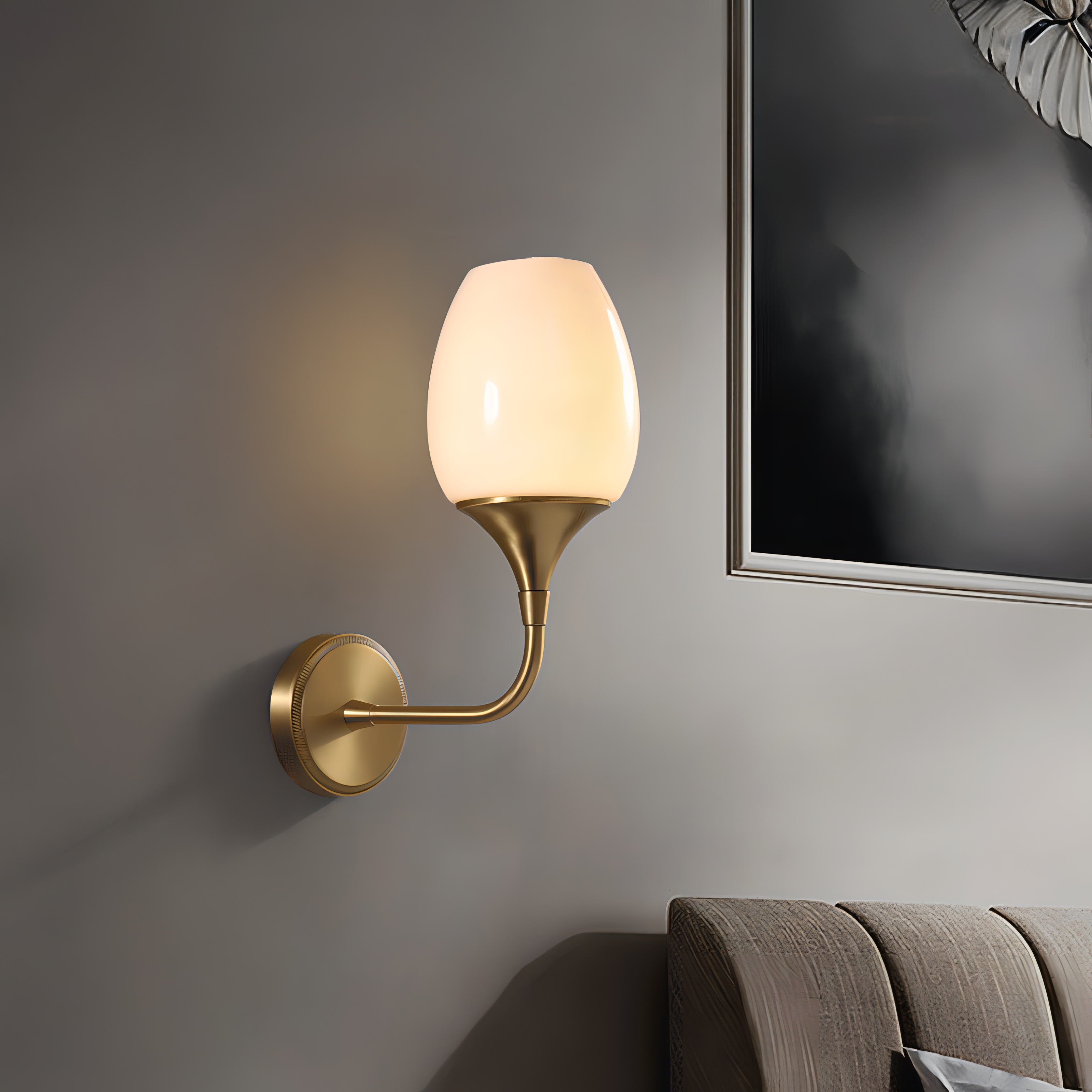 Postmodern Copper Wall Lamp