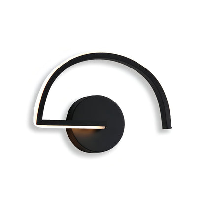 Mila - Modern LED Curved Thin Wall Light