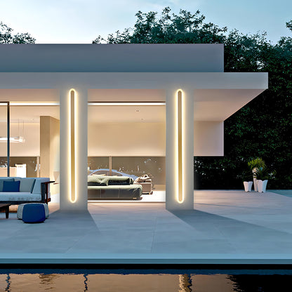 Almond - Rounded Rectangle Long Wall Light Bar