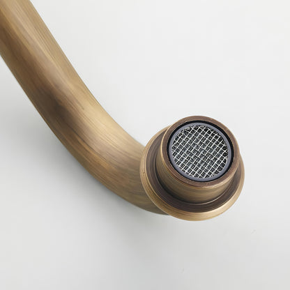 Tia - Antique Brass Dual Handle Basin Tap