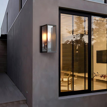 Finch - Outdoor Glass Box Wall Lamp
