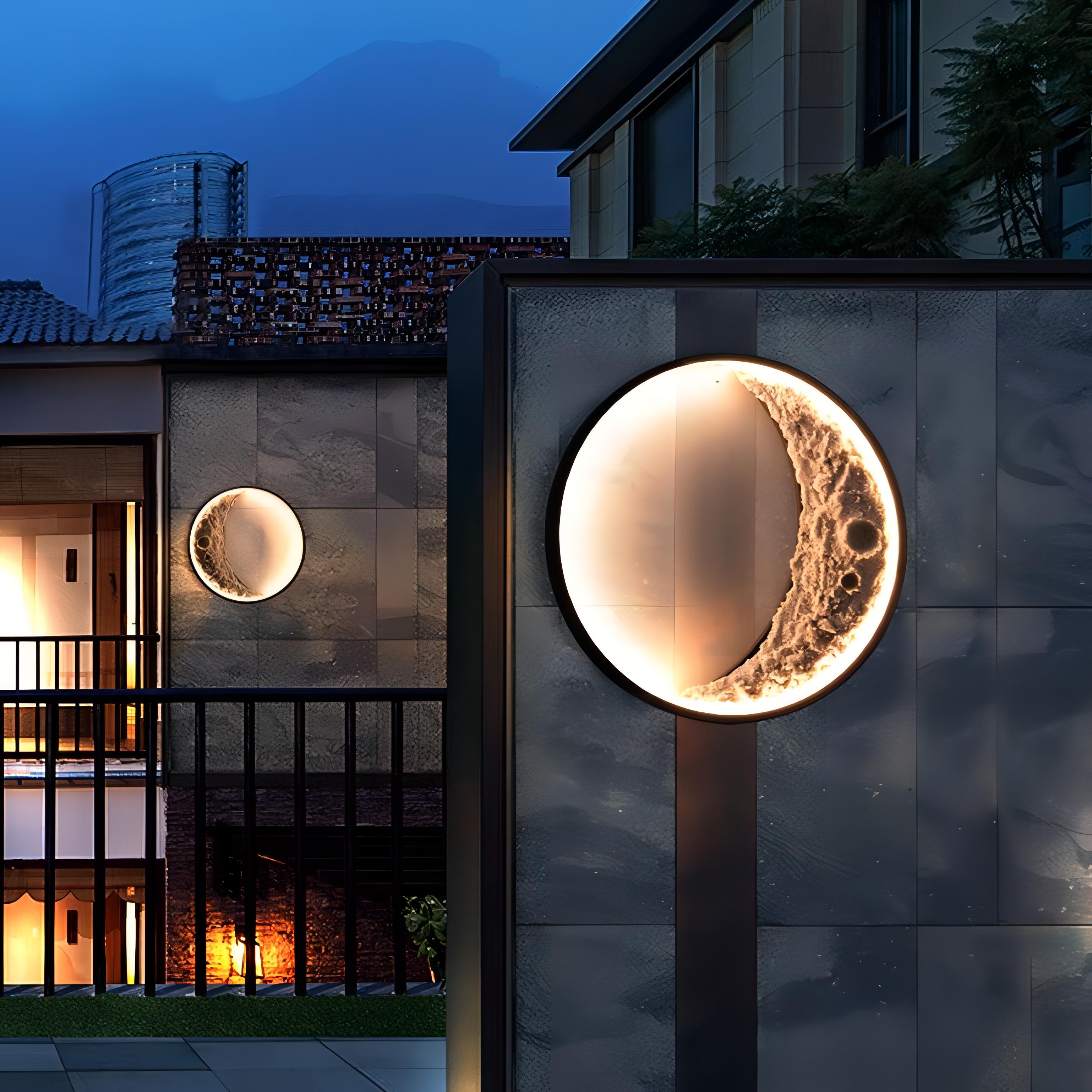 Vosu - Outdoor Round Moon Light Waterproof