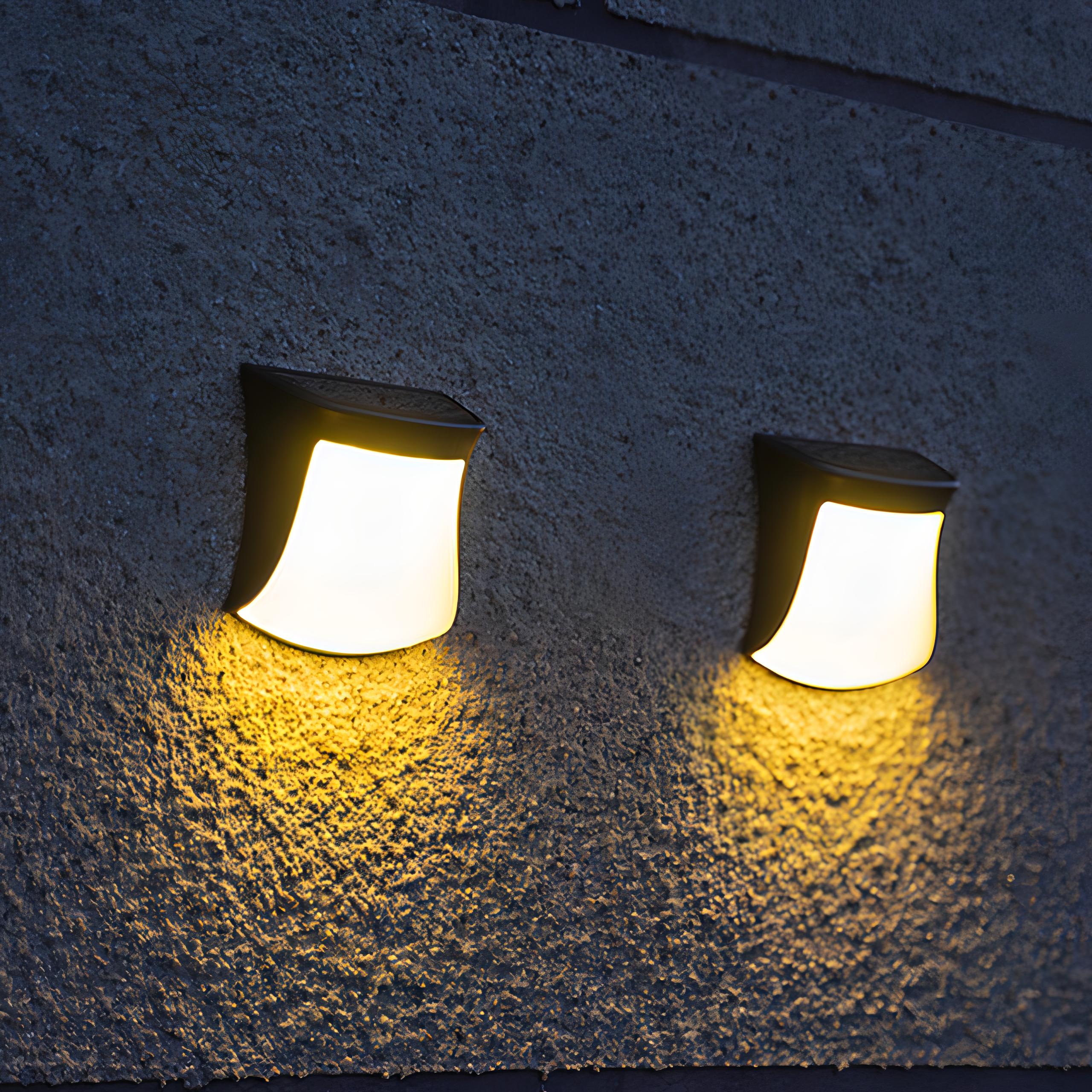 Eshita - On/Off Solar Outdoor Wall Light