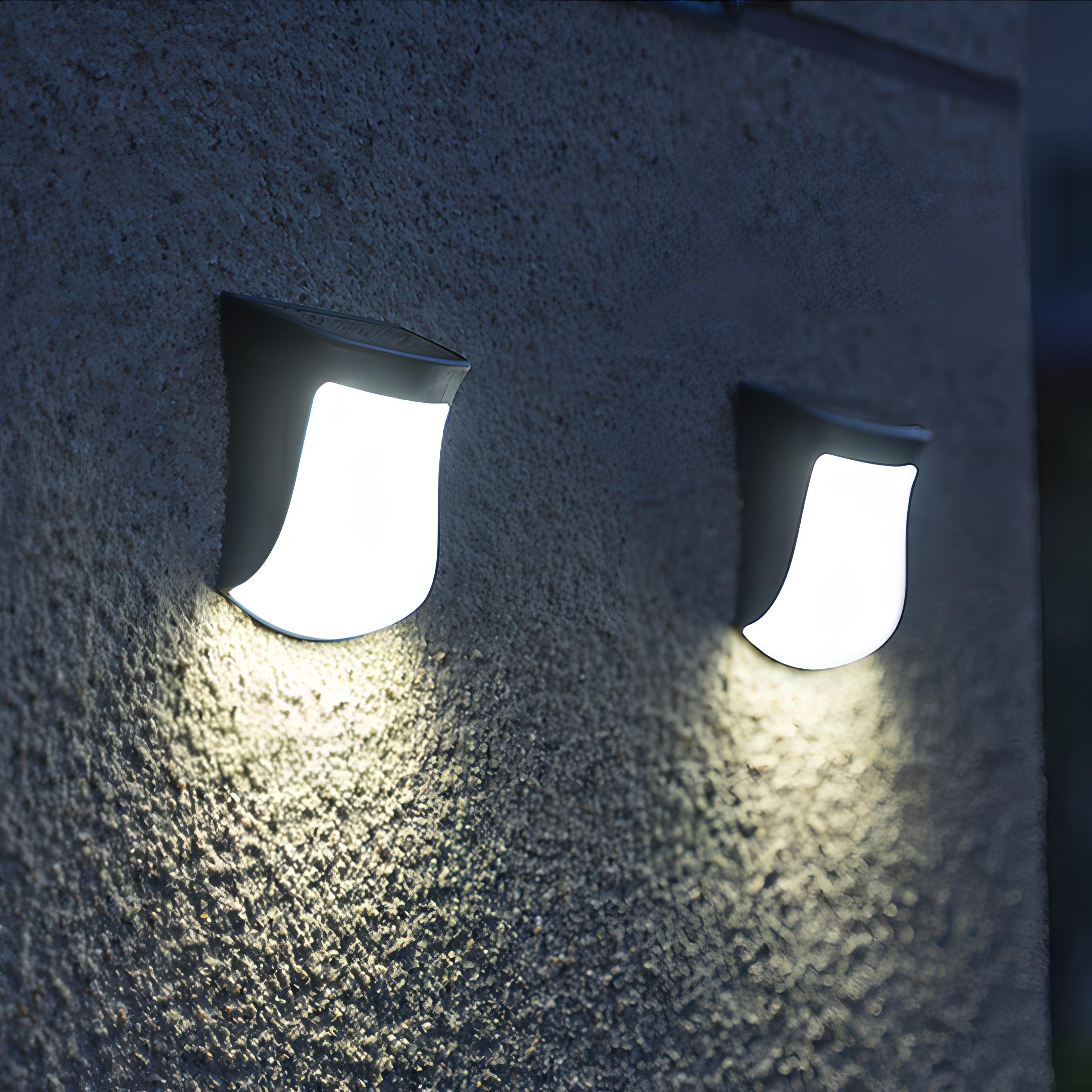 Eshita - On/Off Solar Outdoor Wall Light