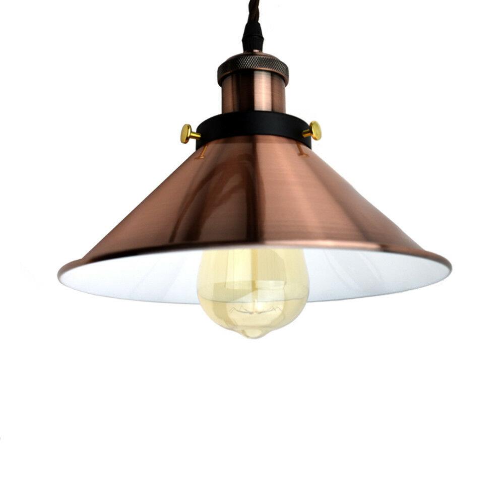Zeke - Modern Copper Twisted Cord Hanging Ceiling Light