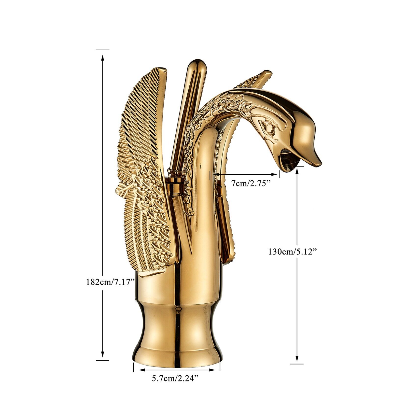 Ali - Swan Mixer Hot Cold Basin Tap