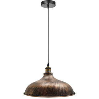 Aliso - Brushed Copper Style Vintage Round Ceiling Light