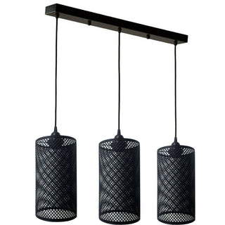 Hendricks - Industrial Modern 3 Head Caged Ceiling Light