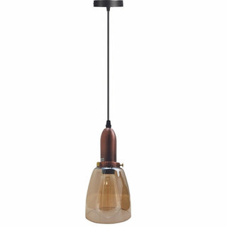 Philli - Retro Modern Hanging Brass Ceiling Pendant Light