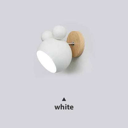 Aurora - Wooden Modern Nordic Round Wall Light
